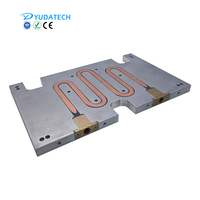 Plaque de refroidissement liquide IGBT personnalisée professionnelle, plaque de refroidissement en aluminium, plaque de refroidissement d'eau froide