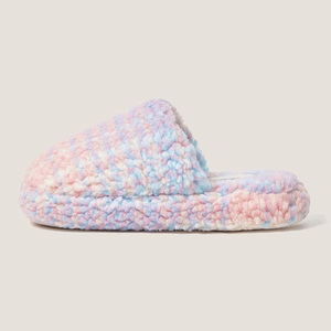 Pantuflas de interior para <span class=keywords><strong>mujer</strong></span> con suela antideslizante silenciosa, de felpa, tejido tipo nube, <span class=keywords><strong>cerradas</strong></span>, con plataforma. - Product Image 2