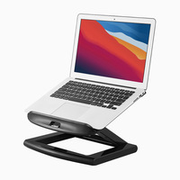 Support de refroidissement ergonomique pour ordinateur portable Tornado NBS-09 avec ventilateur actif, design pliable et réglable, conception brevetée, moule privé, accessoire périphérique