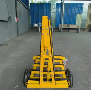 Op Maat Gemaakte Heavy Duty Met Wielen Platte Verpakking Slabstone Gereedschapsrek Magazijn En Verpakking Leisteen Rack <span class=keywords><strong>Trolley</strong></span> - Product Image 2