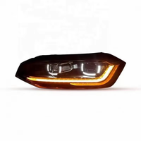 Phare LED de haute qualité pour Volkswagen POLO 2019-2022 Blanc 6000K ABS Matériel 55W Lampe avant