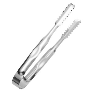 Stainless Steel Ice <b>Tongs</b> 15cm Kitchen Food <b>Tongs</b> For Barbecue Steak <b>Serving</b> - Product Image 5
