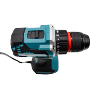 Perceuse électrique sans fil portable haute puissance 30 Nm, perceuse à percussion double usage 21 V à vitesse variable, outil domestique