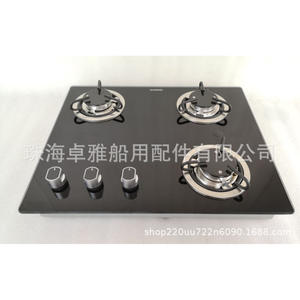 Estufa de Gas GR-B007 de Acero Inoxidable y Vidrio Templado para Autocaravanas y Casas Rodantes, 505*410*70mm, Accesorio para Estufa de Camping - Product Image 5