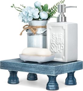 Supporti Decorativi in Legno <span class=keywords><strong>per</strong></span> Arredamento Casa, Piedistallo in Legno <span class=keywords><strong>per</strong></span> Decorazione <span class=keywords><strong>Cucina</strong></span> e Organizzatore da Bancone - Product Image 1