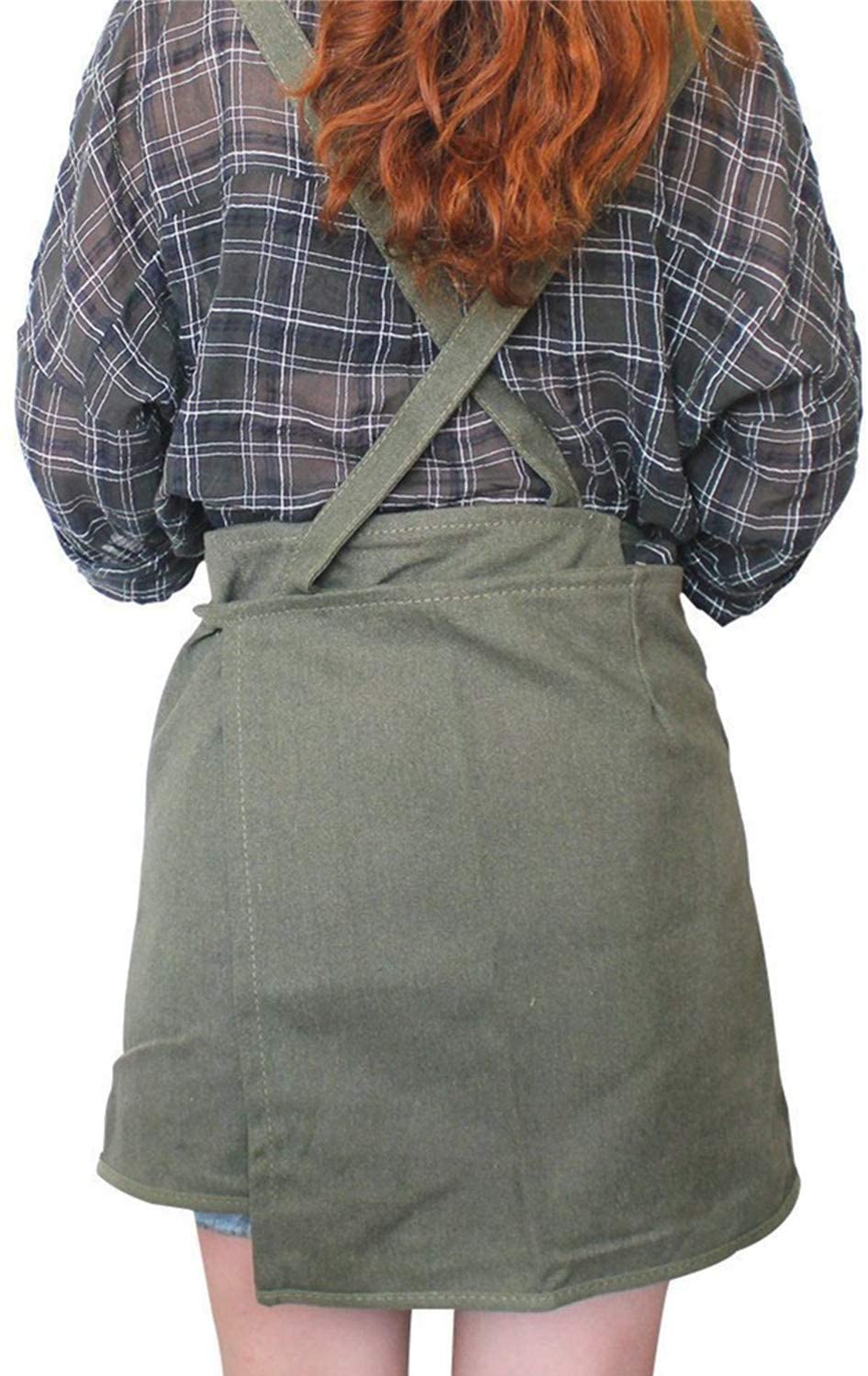 Grembiule Impermeabile Per Bambini Con Tasche – Per Pittura, Cucina E Giardinaggio (nero, 46x60 Cm)