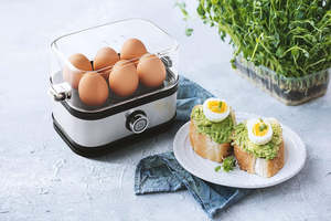 Hervidor de Huevos Eléctrico de 300W para hasta 8 Huevos con Control de un Botón, Fácil Operación y Protección contra Sobrecalentamiento - Product Image 3