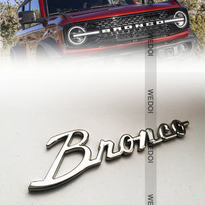 Emblema de Letras 3D en Negro Brillante para Ford Bronco, Insignia de Aleación de Aluminio, Accesorios Adhesivos para Coche - Product Image 2