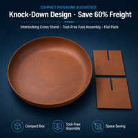 Brasero moderne en acier Corten pour bois, élégant, pour jardin et extérieur, décoration écologique