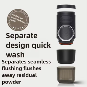 Machine à café à capsules manuelle de petite taille, sans alimentation électrique, pour la maison et l'extérieur, 100 ml, machine à expresso portable, cafetière de voyage - Product Image 4