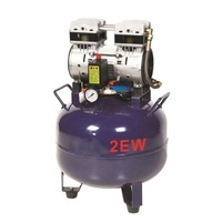 Compresseur d'air silencieux dentaire 10 l/30l, sans huile, 70l/min, action rapide, sans huile