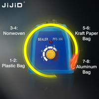 Machine à sceller manuelle à impulsion JIJID pour sacs en plastique