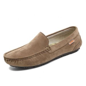 Chaussures mocassins en cuir décontractées pour hommes - Product Image 1