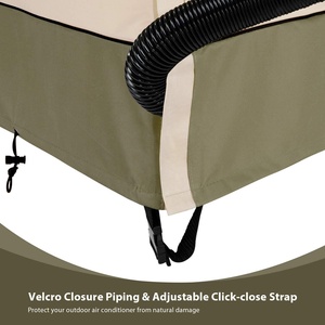 Impermeable a prueba de polvo poliéster Oxford PU revestimiento de PVC cubierta protectora al aire libre para el hogar AC aire acondicionado muebles decoración - Product Image 2