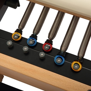 Lit de Pilates semi-surélevé en hêtre durable avec tour pour équipement d'entraînement de <span class=keywords><strong>yoga</strong></span> à noyau semi-suspendu - Product Image 5