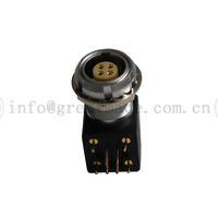 12mm EXG 1B coude à 90 degrés femelle prise fixe deux écrous prise pour circuit imprimé PCB prise