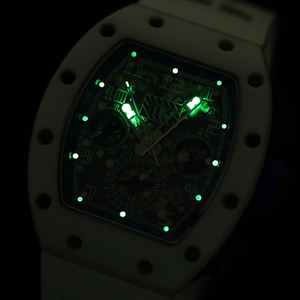 Nouvelle <span class=keywords><strong>Montre</strong></span> Mécanique Automatique pour Homme 2026, Tendance, en Céramique Blanche, Squelette, Haute Qualité, Décontractée, Polyvalente et Résistante à l'Eau - Product Image 3