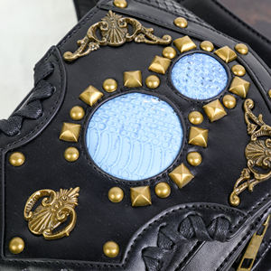 Personnalisé <span class=keywords><strong>de</strong></span> haute qualité souple PU <span class=keywords><strong>moto</strong></span> <span class=keywords><strong>jambe</strong></span> taille <span class=keywords><strong>sac</strong></span> pour hommes et femmes unisexe Steam Punk tactique épaule taille <span class=keywords><strong>sac</strong></span> - Product Image 4