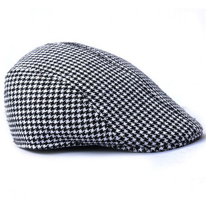 Mode chevrons gavroche boulanger garçon Tweed plat hommes <span class=keywords><strong>luxe</strong></span> chapeau lierre béret pour hommes femmes - Product Image 4