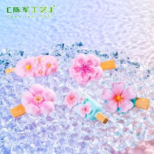 Paletas de Hielo de Flor de Cerezo Dulce Weij, Helado, Decoraciones Hechas a Mano, Fundas para Teléfono, Pinzas para el Cabello, Accesorios de Cuerda - Product Image 4