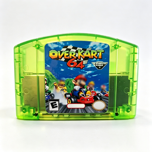 Cartouche de jeu N64 pour Over <span class=keywords><strong>Kart</strong></span> 64 USA - Version NTSC anglaise pour console de jeux <span class=keywords><strong>Nintendo</strong></span> 64 - Product Image 1