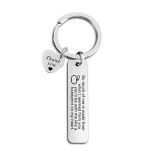 Decoration Keychains Shiny Stainless Steel Keyring Graduation Gifts Keychain - Product Image 4