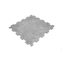 Dalles de sol en PVC emboîtables de qualité industrielle, résistantes, imperméables et antidérapantes pour atelier, entrepôt, garage, salle de sport extérieure, 18x36 pouces