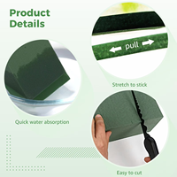 Batu Bata Resin Fenolik Mewah Berkualitas Tinggi Busa Basah Bunga Buatan Blok Hijau Huiya HY-75 Supplier