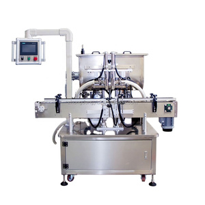 Machine de remplissage automatique à pompe à engrenages 4/6/8/10 têtes pour liquides, pour pots, bouteilles et sachets de 50 à 1000 ml - Eau pure, huile, miel - Product Image 2