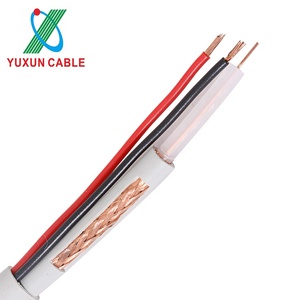 Câble extérieur étanche en PVC CCTV <span class=keywords><strong>coaxial</strong></span> RG59 + 2C 3C-2V <span class=keywords><strong>bande</strong></span> <span class=keywords><strong>passante</strong></span> SYV-75-3 RG59 + 2C avec gaine étanche - Product Image 2