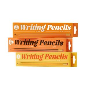 Hot Sale 12-Piece <b>Classic</b> Plastic Wood Free HB Pencils Set with Eraser School Stationery Essentials - Product Image 6