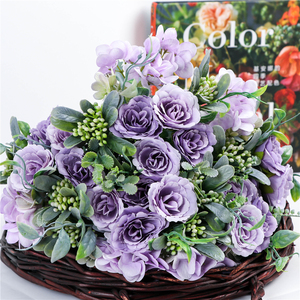 <span class=keywords><strong>Bouquet</strong></span> <span class=keywords><strong>de</strong></span> fleurs artificielles colorées <span class=keywords><strong>de</strong></span> haute qualité, 1 <span class=keywords><strong>Bouquet</strong></span> <span class=keywords><strong>de</strong></span> roses camélia hortensia, décoration <span class=keywords><strong>de</strong></span> maison pour fête <span class=keywords><strong>de</strong></span> <span class=keywords><strong>mariage</strong></span> - Product Image 1