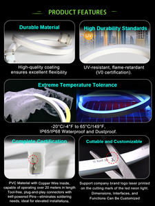 2025 più venduto RGB LED Neon Flex Strip luci dalla Cina notte decorazioni di natale on-line mercato forniture di luce LED Neon - Product Image 4