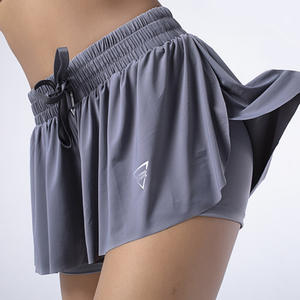 Shorts de yoga pour femmes, grande taille, course à pied, <span class=keywords><strong>tennis</strong></span>, golf, marathon, fitness, sport, gym, short, mini jupe, jupe courte sexy 2 en 1 - Product Image 5
