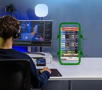 Support de Rangement pour Accessoires de Jeu CD PS5/PS4/Nintendo Switch, Boîtier et Support de Cartes de Console