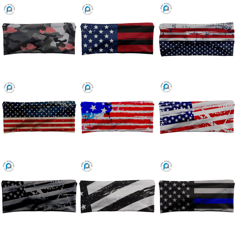 FQ Custom Sublimation Reversible Sports Headband