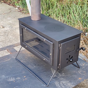 Nhà Máy Giá Rẻ Hiện Đại Cắm Trại Gỗ Đốt Bếp Lều Củi Bếp Lò Nước Nóng Log Burner - Product Image 5