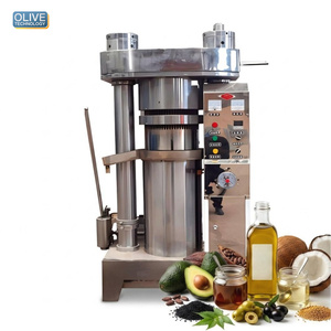 Chaîne complète d'extraction d'huile à petite échelle, du matériau brut à l'huile extra vierge, presse à huile de 5 tonnes avec filtre - Product Image 1