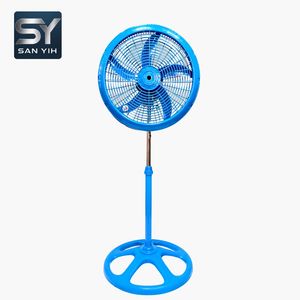 Ventilador Eléctrico de Pie Lasko Grill de 18 Pulgadas con 5 Aspas ABS a Todo Color, 110V, Altura Ajustable - Product Image 1