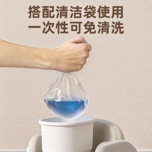 Siège d'apprentissage de la propreté <span class=keywords><strong>pour</strong></span> <span class=keywords><strong>bébé</strong></span>, grande taille, avec dossier en caoutchouc souple et protection anti-éclaboussures - Product Image 4