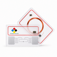 Carte RFID double fréquence 125KHz TK4100 et 13.56MHz FM08, carte intelligente hybride