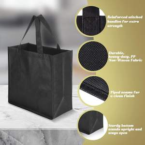 Customized Reusable Eco-Friendly Non Woven Shopping <b>Bag</b> with Logo Grocery Promotional <b>Bag</b> - Product Image 3