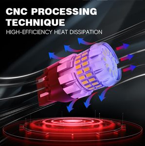 Lanseko LED Dome Lights BA9s bax9s bay9s H6W h21w T4W CANBUS LED bóng đèn với 3014 Led Chip 2 Wát 210lm cho 12V xe nội thất đèn - Product Image 5