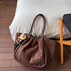 Sac à main en PU de luxe pour femmes avec logo personnalisé, grand sac de shopping décontracté tendance - Product Image 2