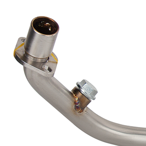 สำหรับรถเวสป้า <span class=keywords><strong>150</strong></span> สปริ้นท์ พรีมาเวร่า ปี 2014-2024 ระบบท่อไอเสียรถจักรยานยนต์แบบดัดแปลง ท่อเชื่อมต่อด้านหน้า ขนาด 51 มม. พร้อมตัวลดเสียง DB Killer - Product Image 4