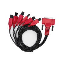 Cable de prueba de impulsos Autel EFI para limpiador de inyectores de combustible, adaptador de conexión de diagnóstico de repuesto