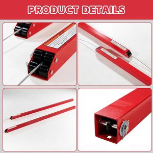 Système d'assistance à la levée de hayon pour remorque utilitaire à deux poteaux, robuste, assistance à la levée des deux côtés pour hayons de 4 à 6 pieds, capacité de 400 lb - Product Image 4