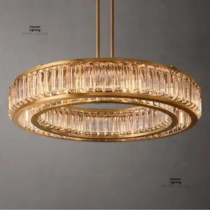 Modern Luxury American Style Villa <b>Chandelier</b> All Copper <b>Light</b> for Model Styles Home Decor HM-HR Copper <b>Chandelier</b> HM-HR HM-HR H - Product Image 2