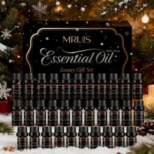 น้ำมันหอมระเหยน้ำหอมกลิ่นชิ้น/เซ็ต32ชิ้นชุดของขวัญน้ำมันหอมระเหยจากพืชวีแกนธรรมชาติบริสุทธิ์100% สารสกัดจากผลไม้ดอกไม้น้ำมันหอมระเหยจากมะนาว - Product Image 2