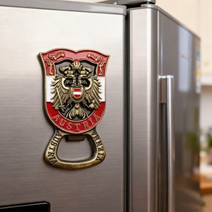 Abridor de Botellas Magnético Personalizado para Refrigerador, de Metal, Sublimado, Creativo, de Aleación de Zinc, Recuerdo - Product Image 4